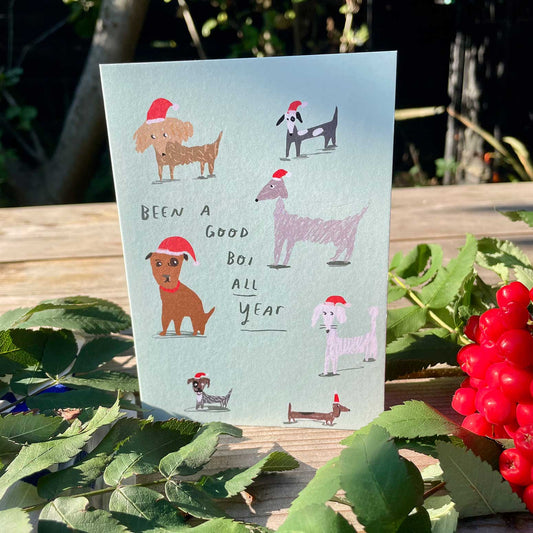 Good Boi all year xmas card