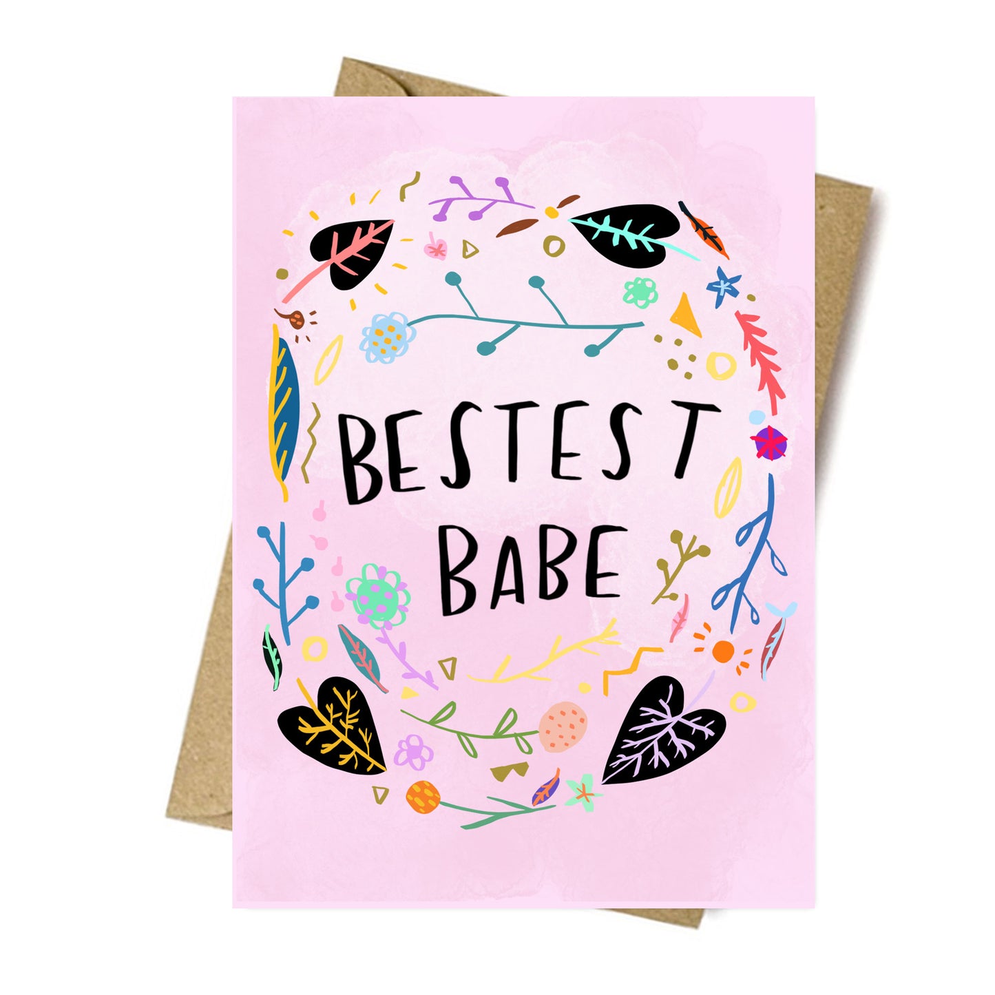 Bestest Babe card