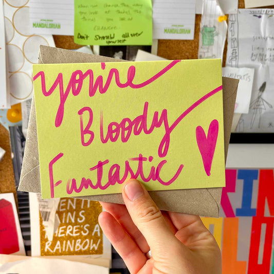 Bloody Fantastic card