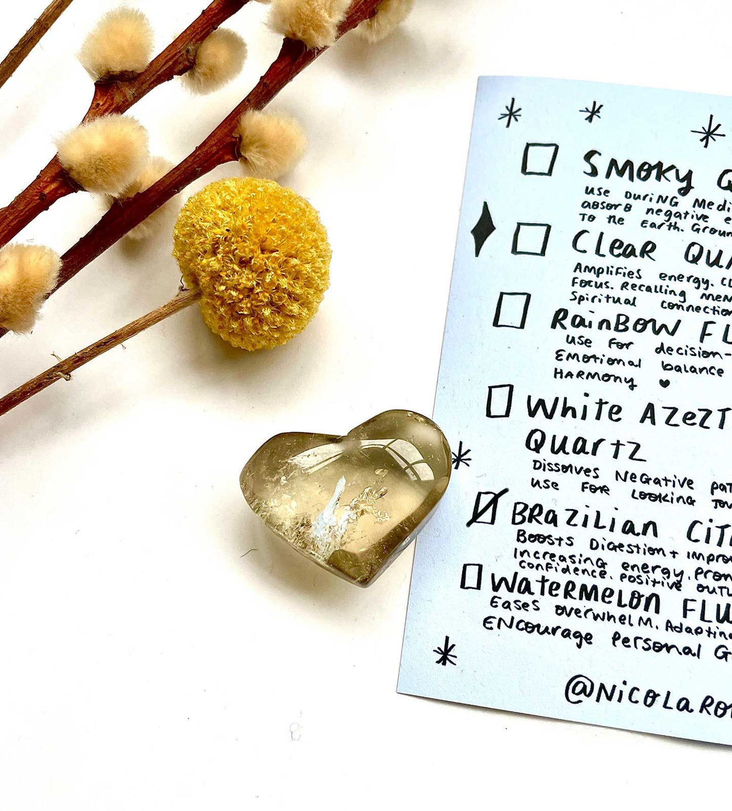 Crystal for making things a little bit better