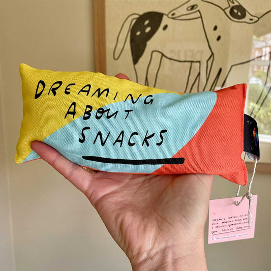 Handmade Lavender Bag: dreaming about snacks