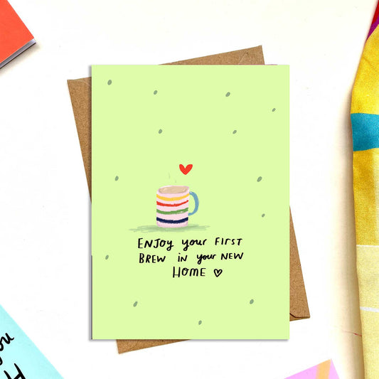 Brew in new home card