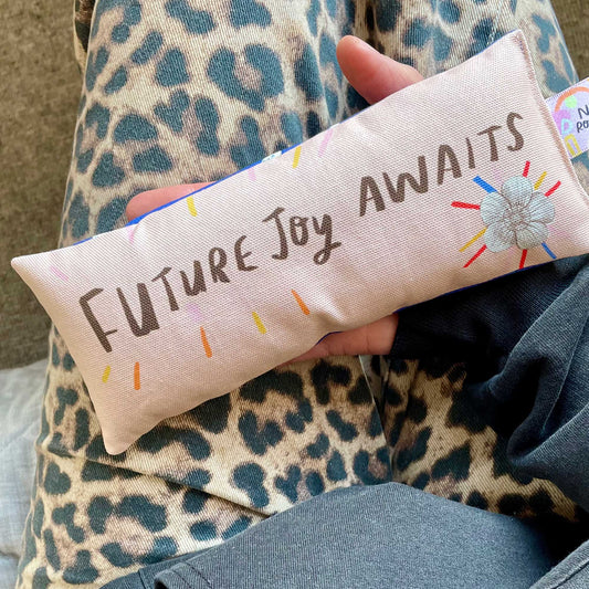 Future Joy Awaits Lavender Bag: for zen, meditation deep sleep and yoga