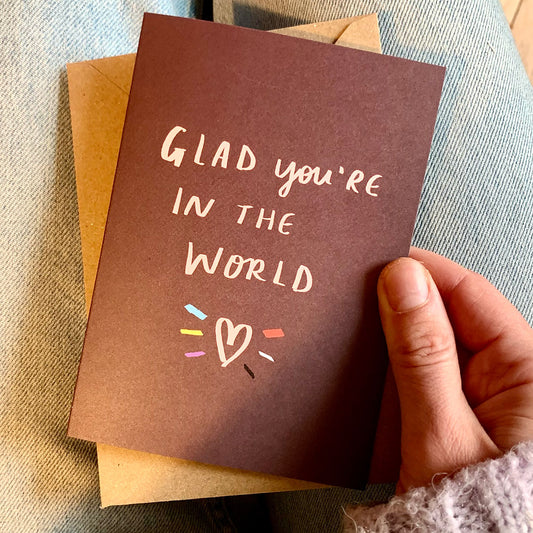 Glad you're in the world card