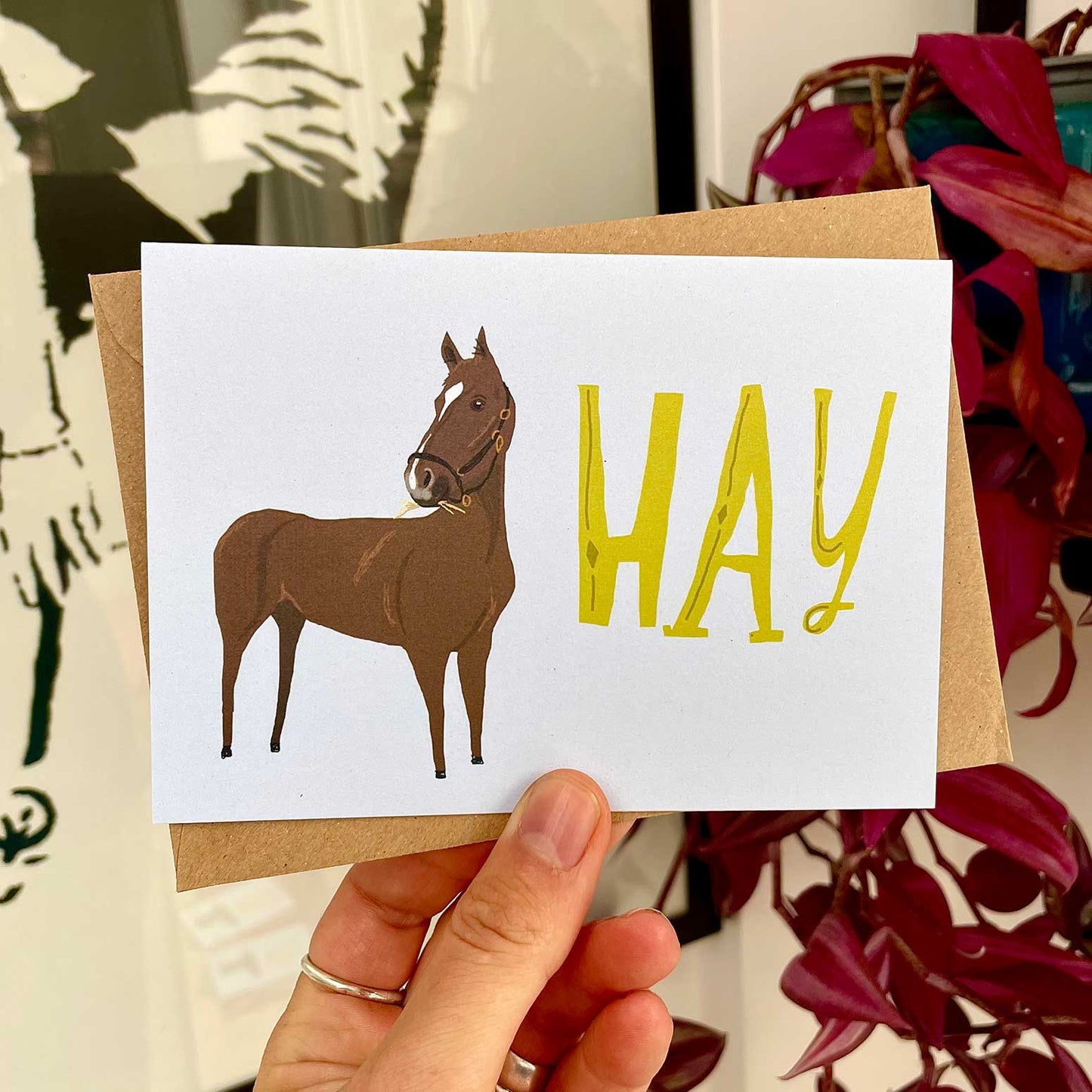 HAY card