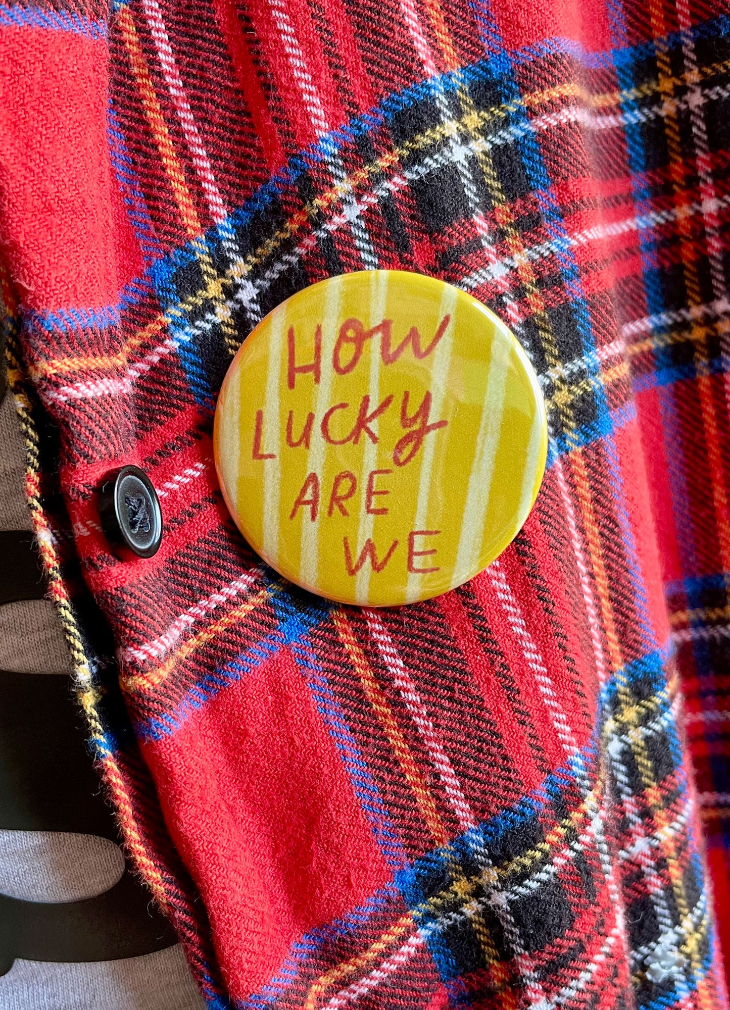 How Lucky are we badge