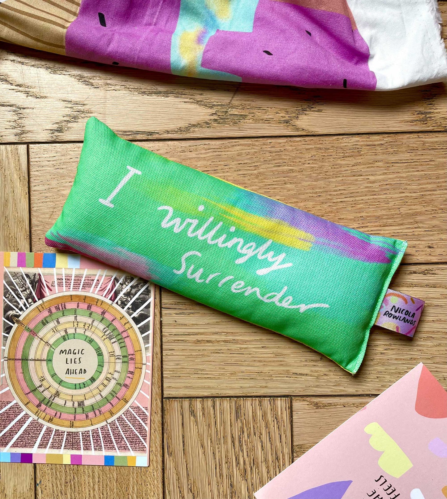 I willingly surrender Handmade Lavender Bag: for zen, meditation deep sleep and yoga