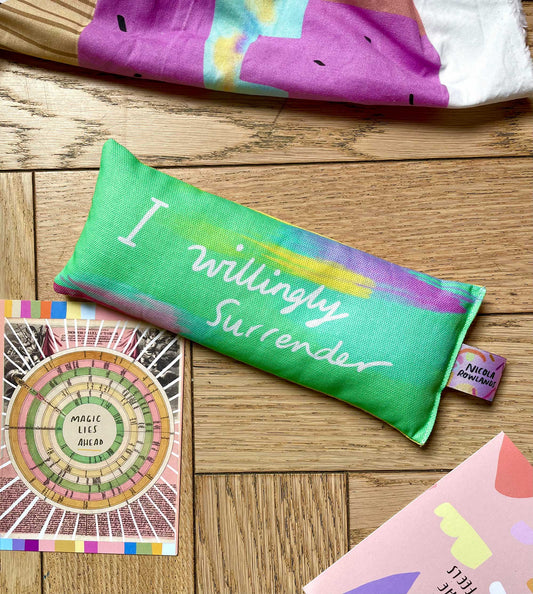 I willingly surrender Handmade Lavender Bag: for zen, meditation deep sleep and yoga