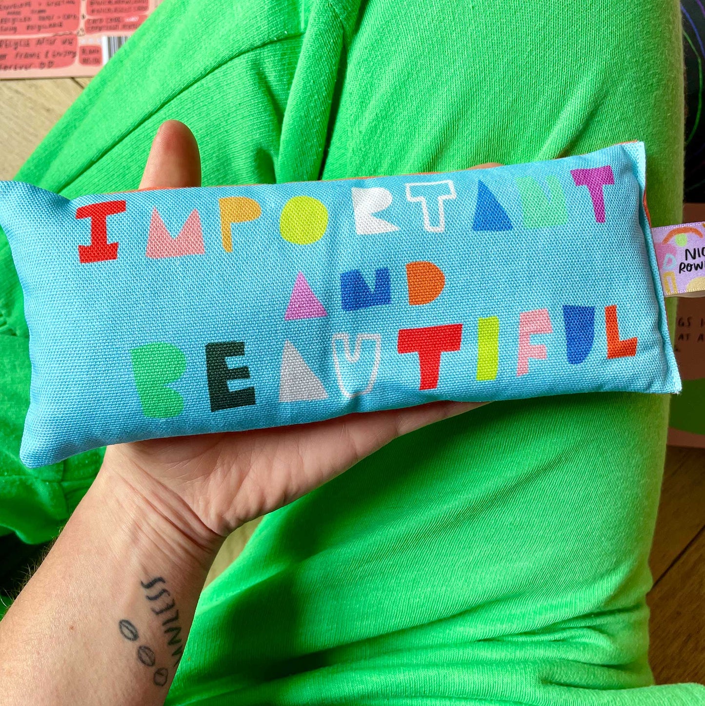 Important and Beautiful Handmade Lavender Bag: for zen, meditation deep sleep and yoga