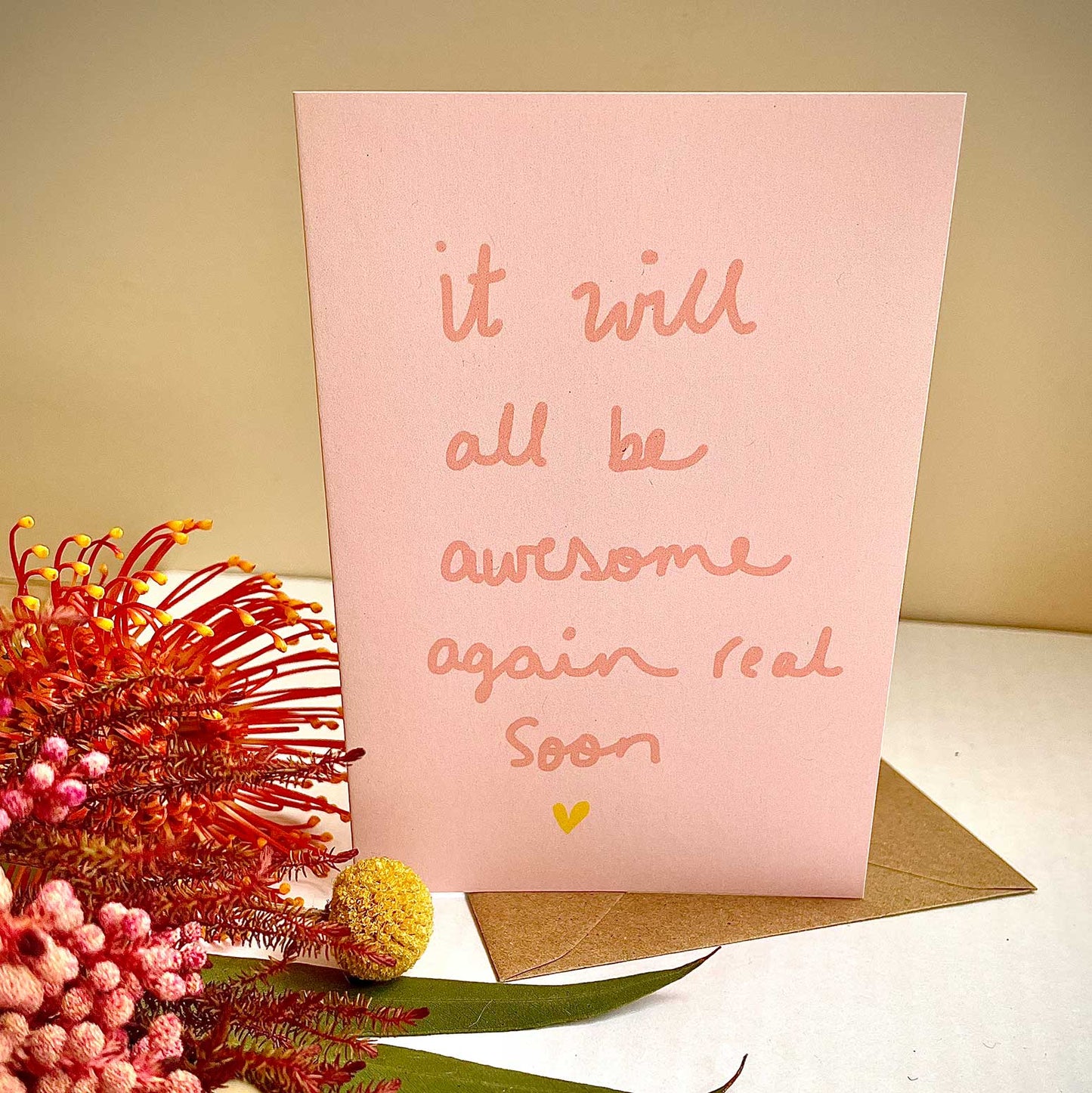 It will all be awesome again card