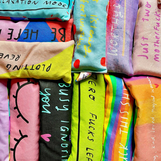 Handmade Lavender Bag: zero f*cks left