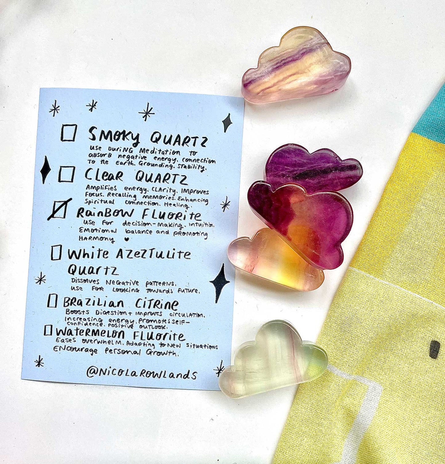 Crystal for making things a little bit better