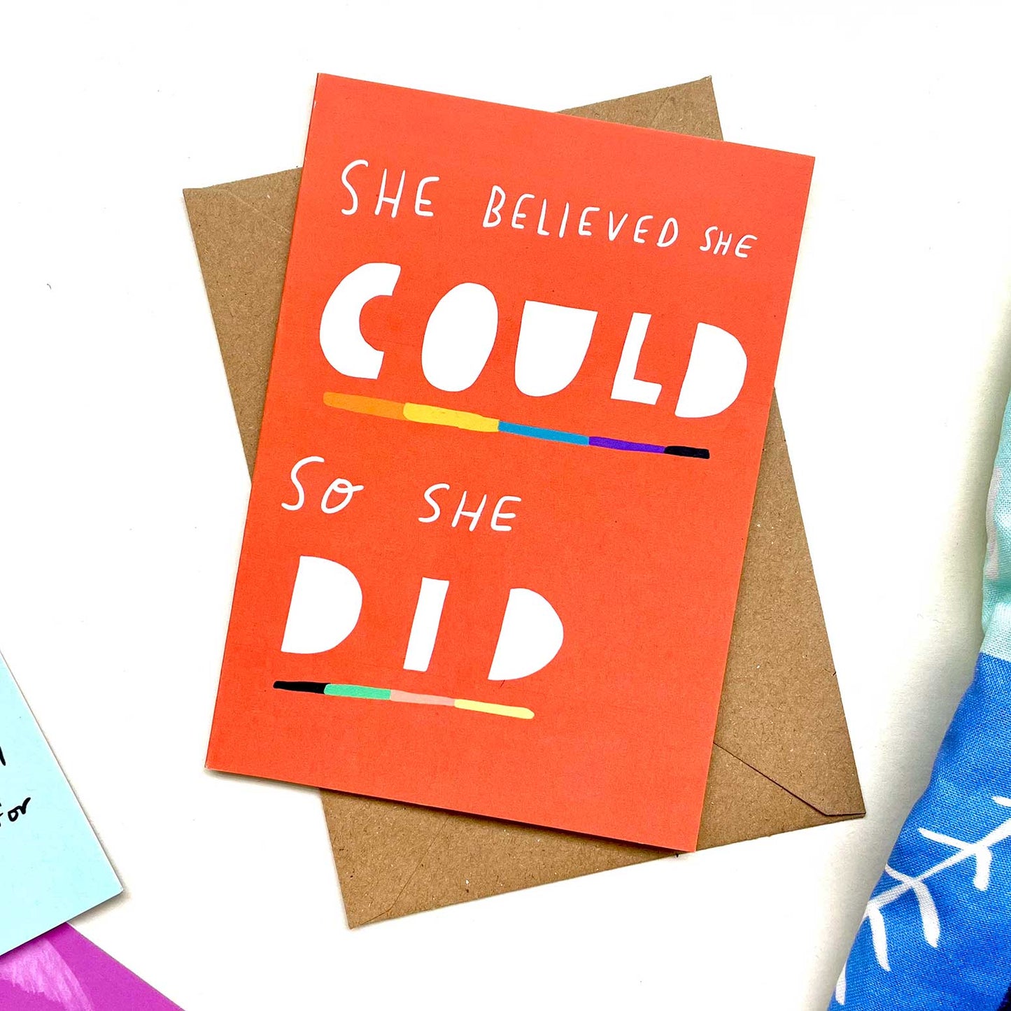 She Believed She Could card