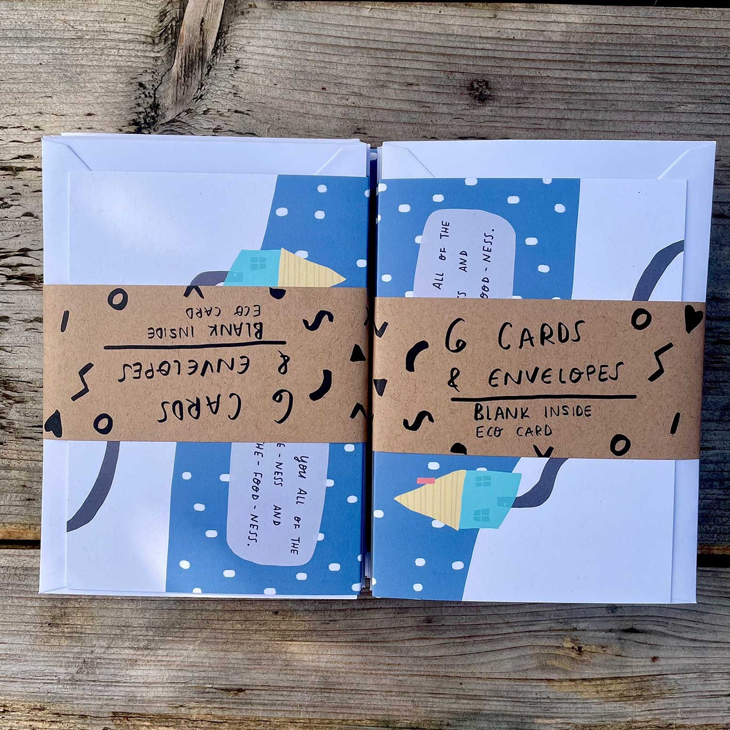 Staying inside-ness christmas card