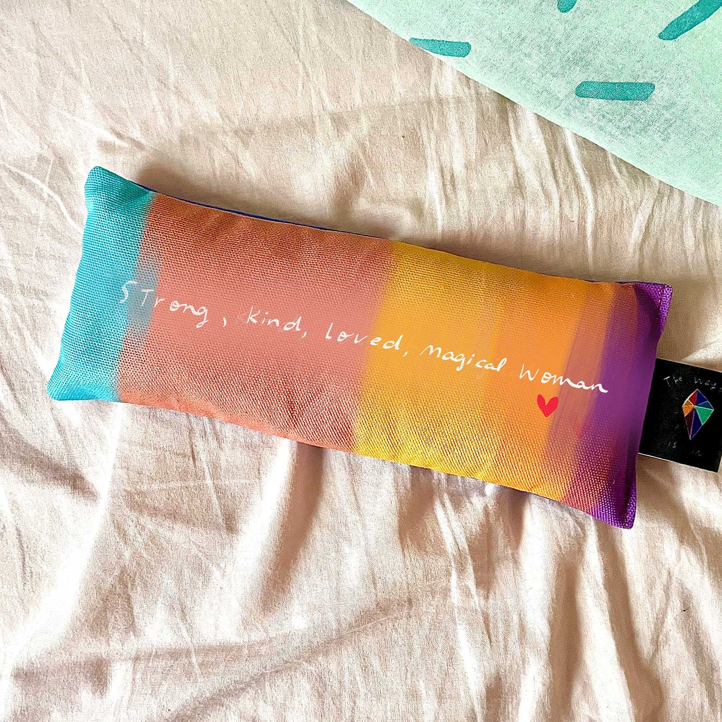 Handmade affirmation Lavender Bag: strong loved magical Woman. for zen, meditation deep sleep and yoga