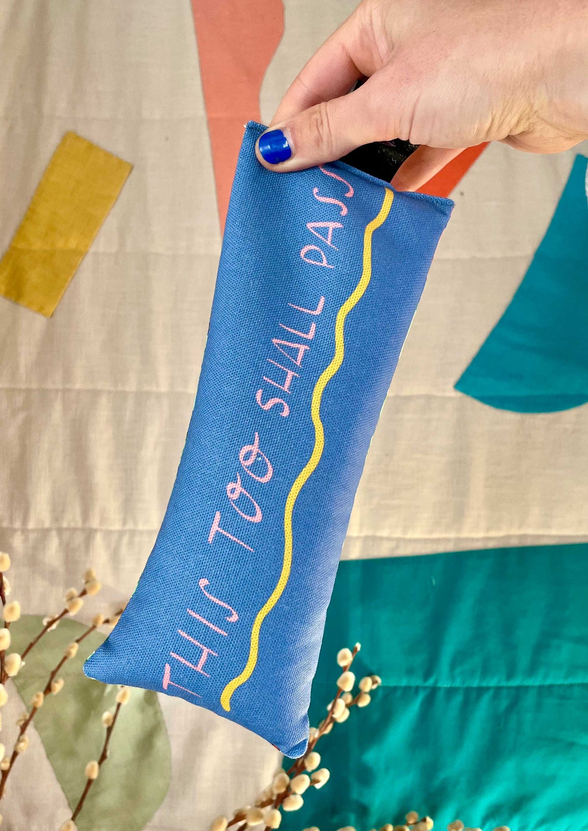 This Too Shall Pass Lavender Bag: for zen, meditation deep sleep and yoga