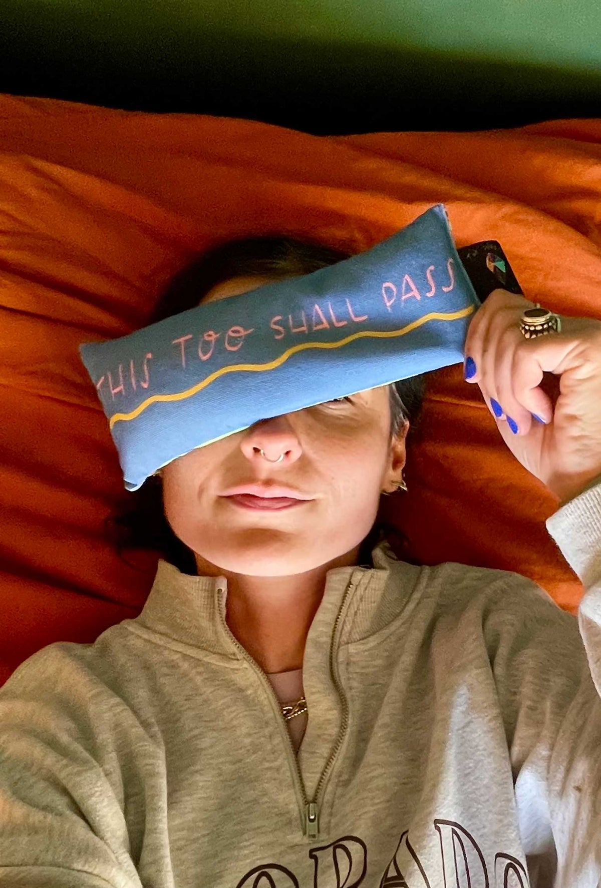 This Too Shall Pass Lavender Bag: for zen, meditation deep sleep and yoga