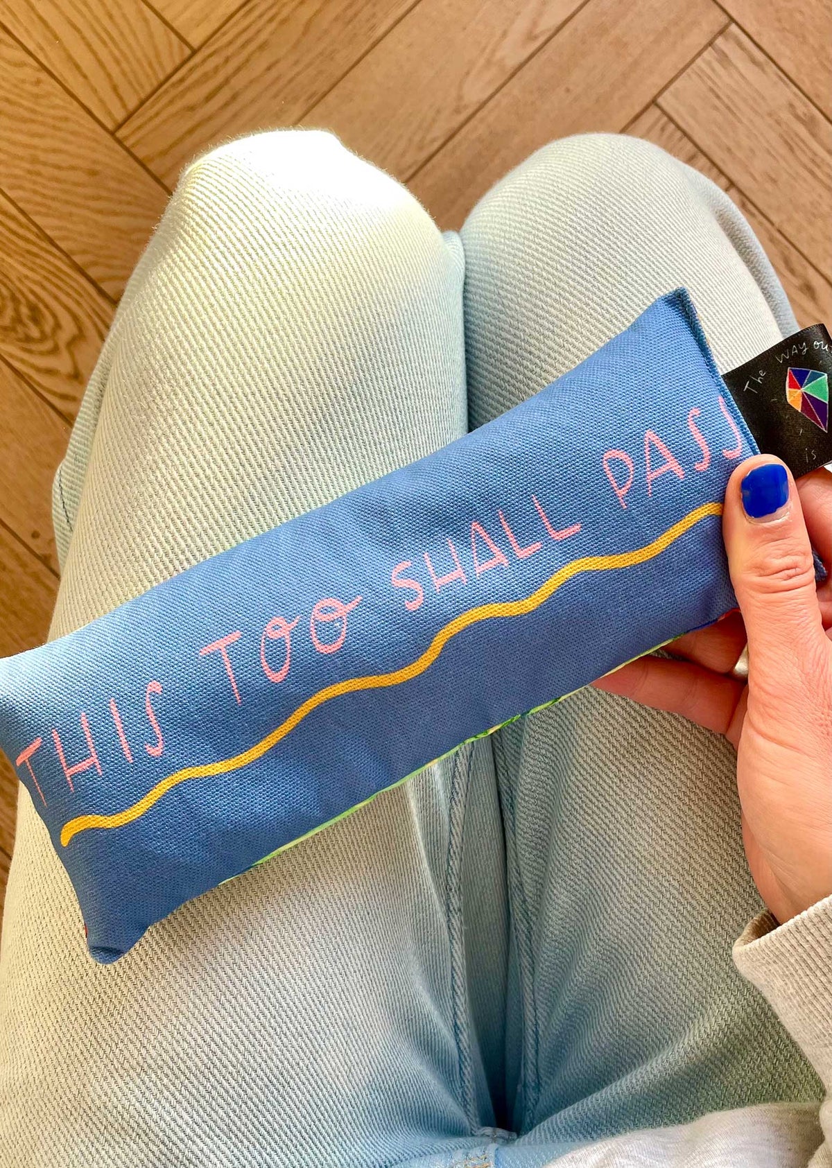 This Too Shall Pass Lavender Bag: for zen, meditation deep sleep and yoga
