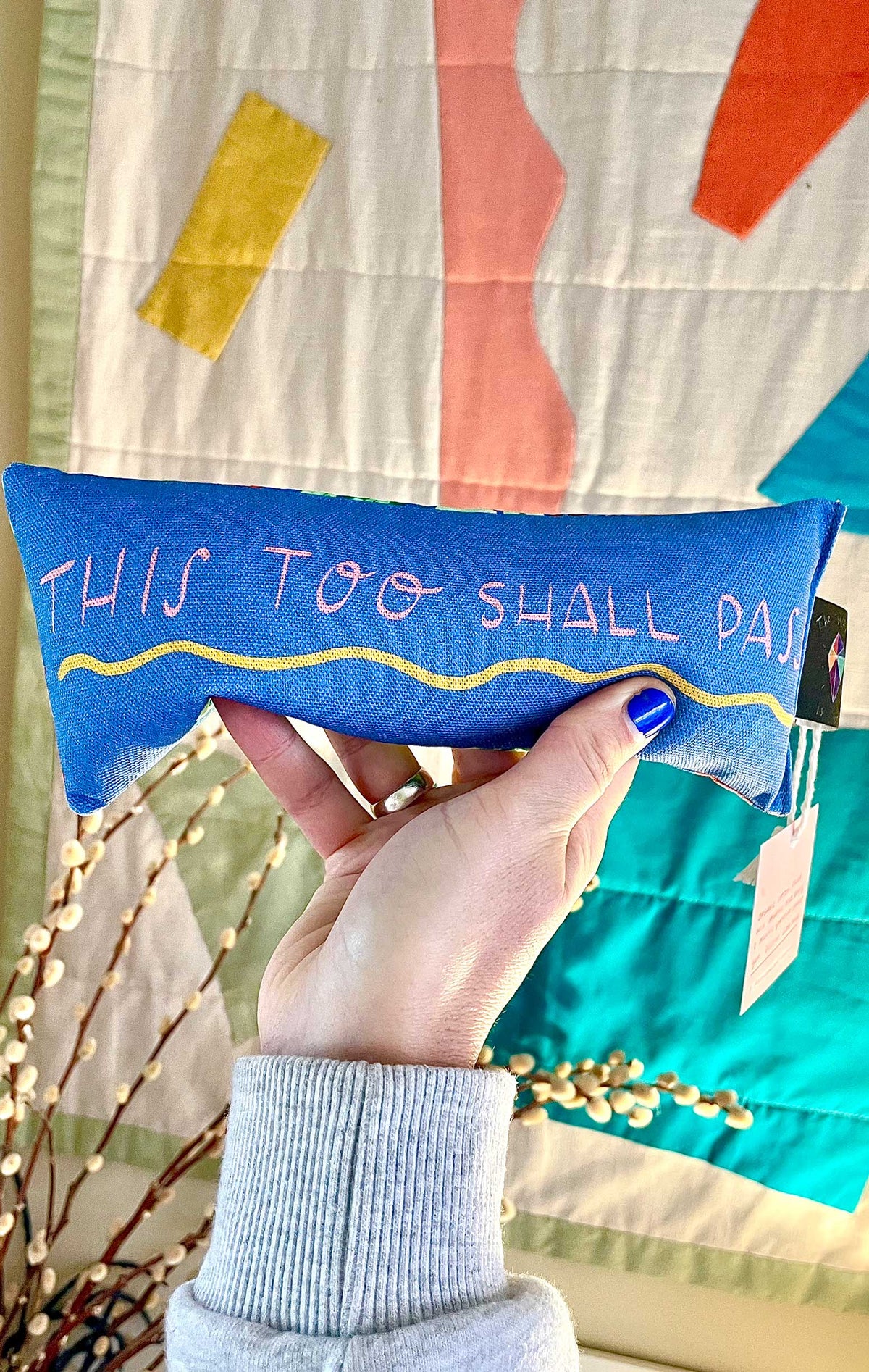 This Too Shall Pass Lavender Bag: for zen, meditation deep sleep and yoga