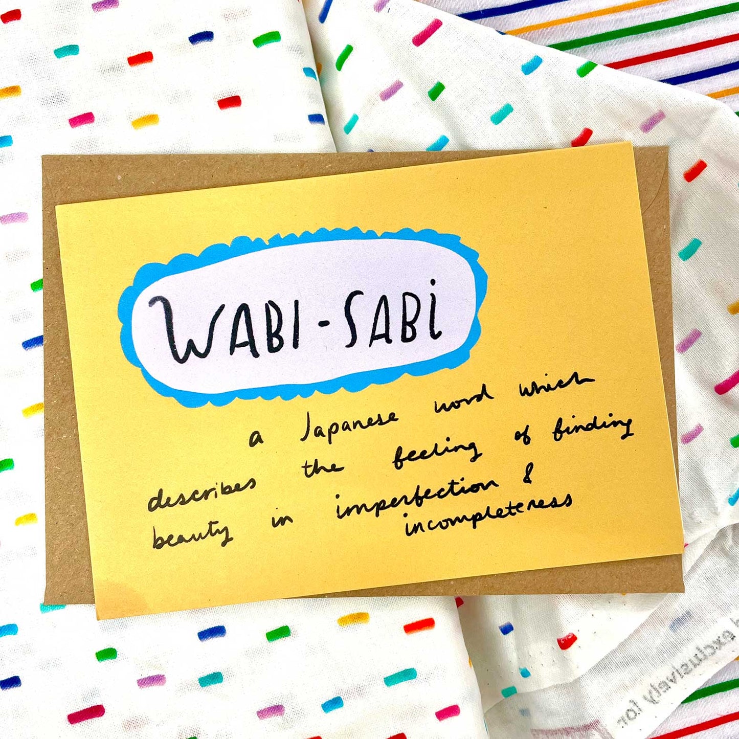 Wabi-Sabi card