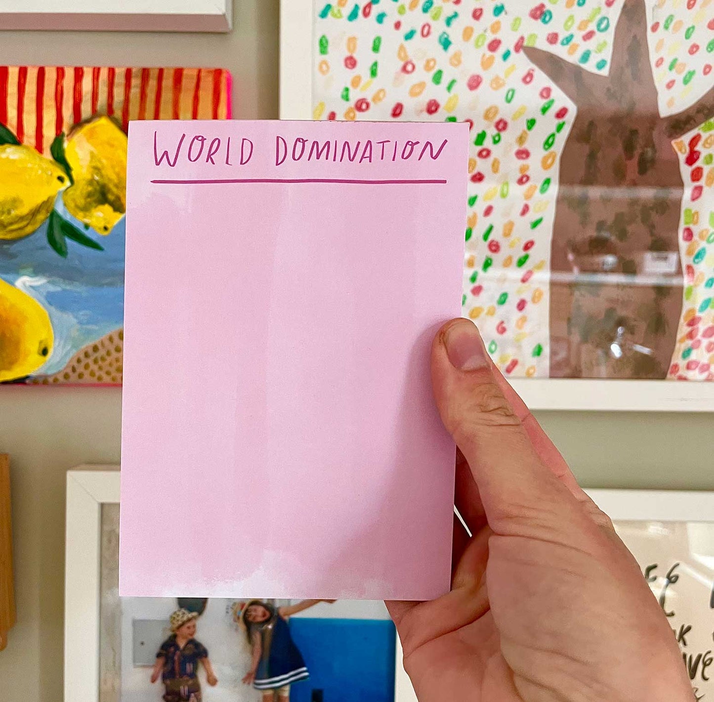 Desk Pad: World Domination