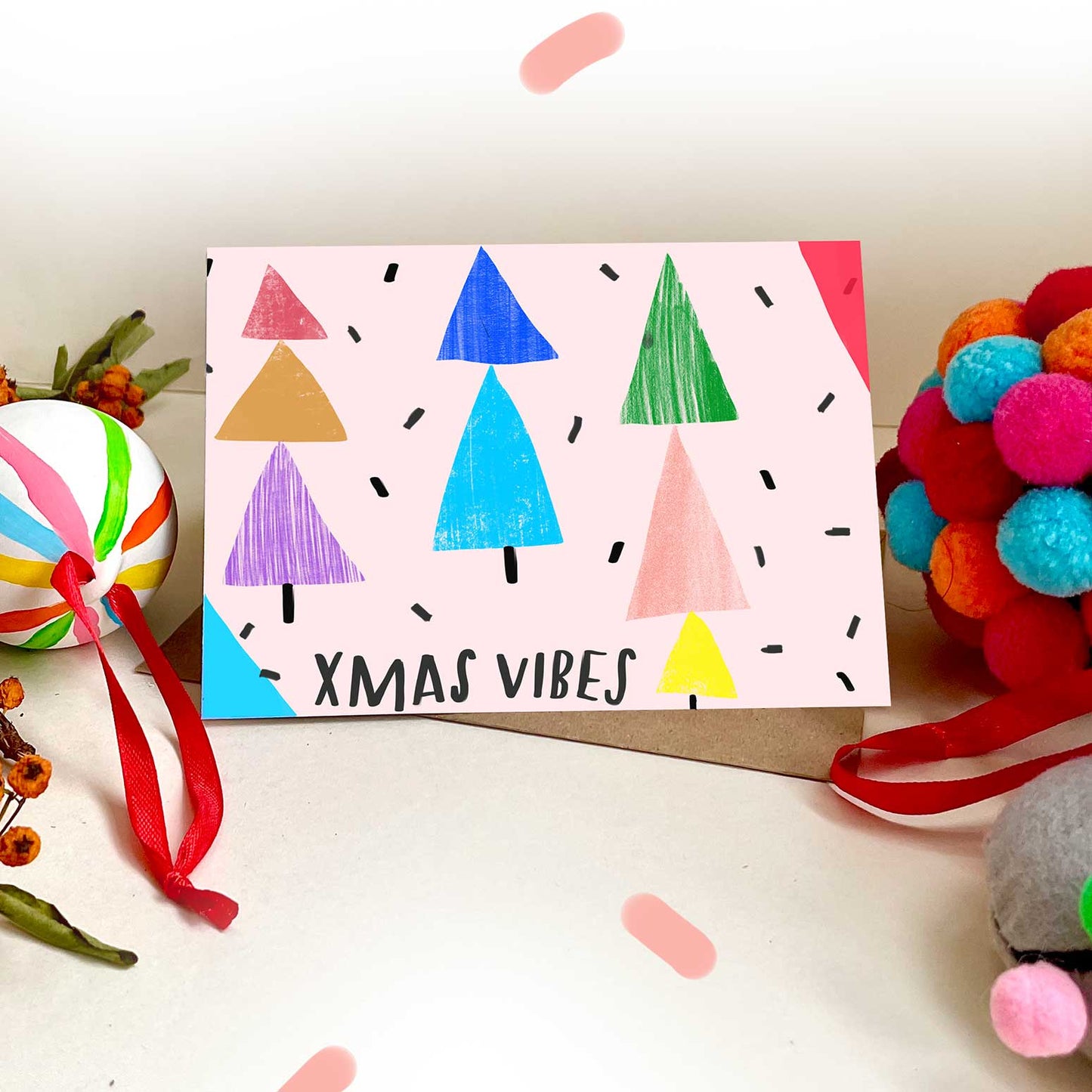 XMAS VIBES card