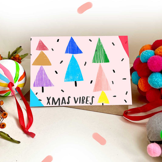 XMAS VIBES card