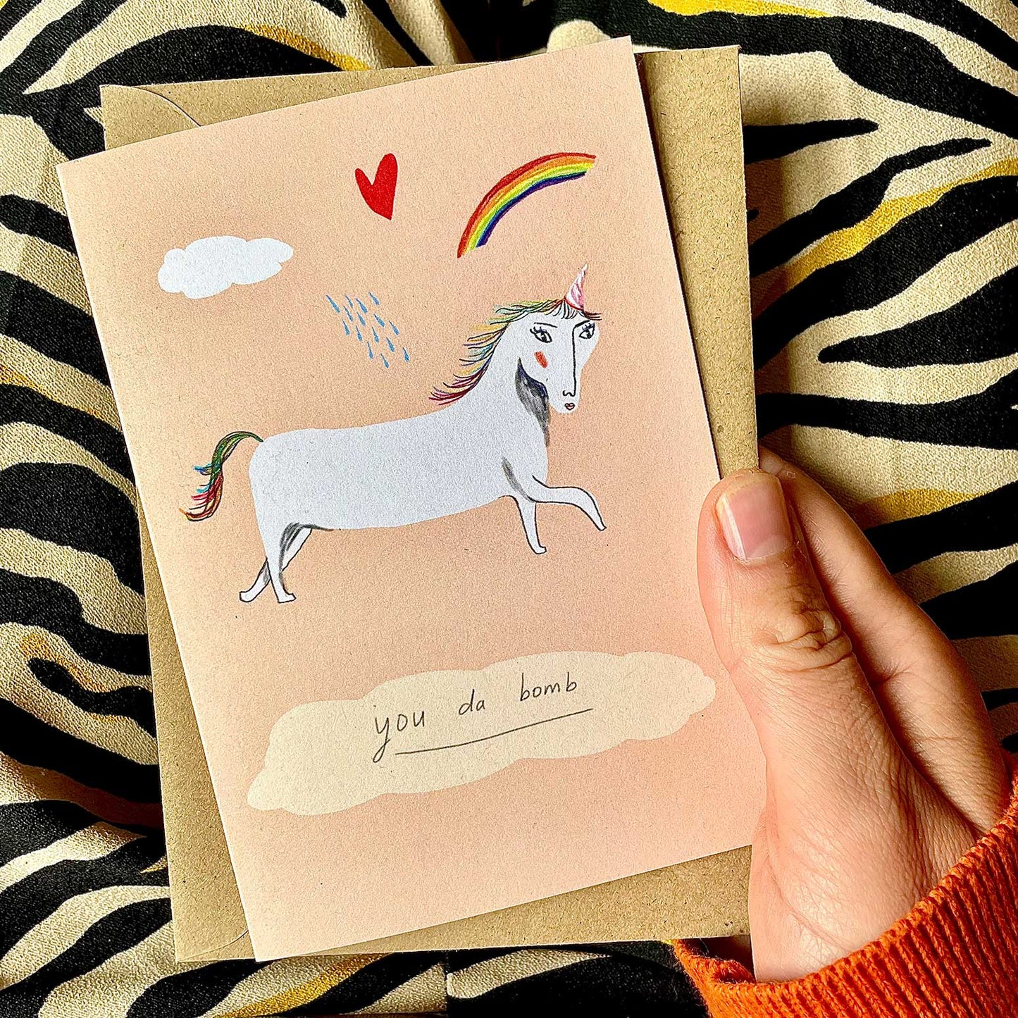 You da bomb greeting card cc64