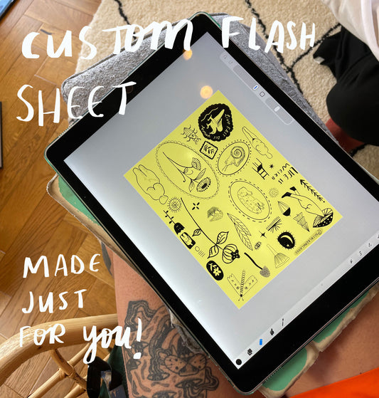 Custom Flash Sheet