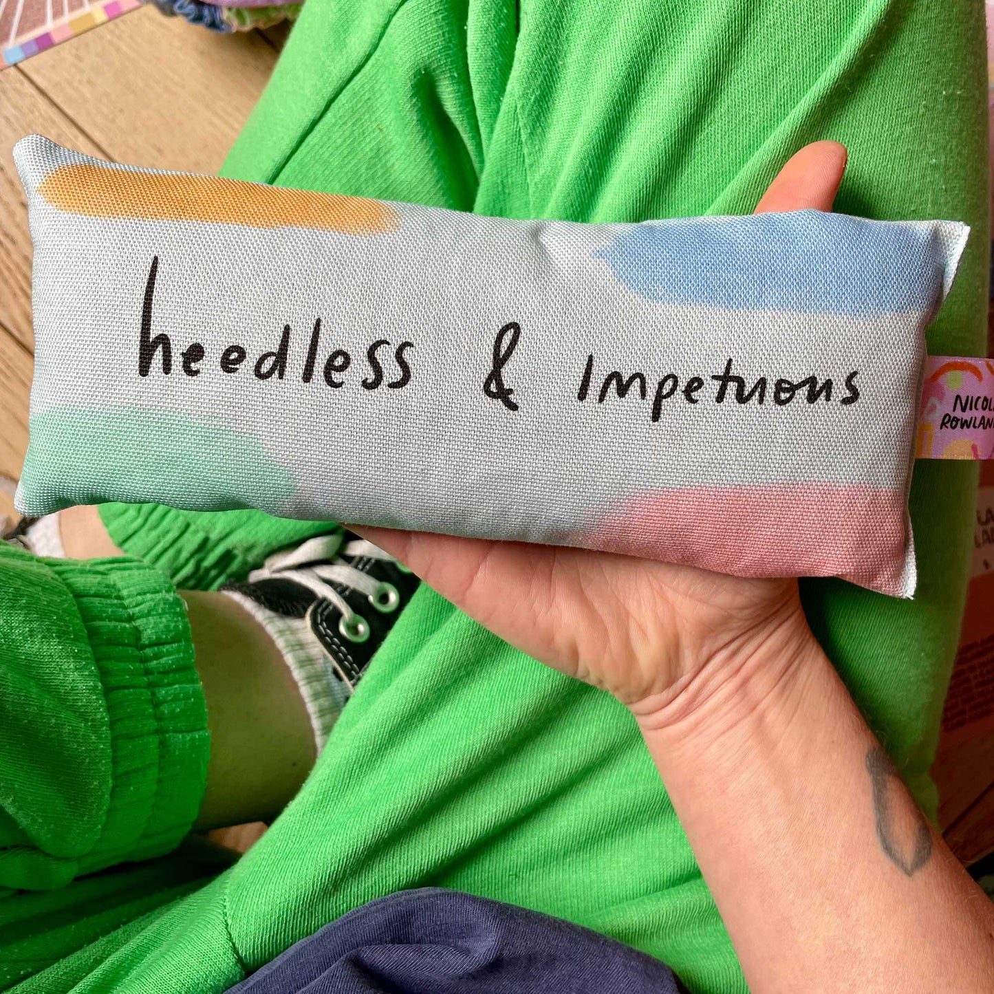 heedless & impetuous Handmade Lavender Bag: for zen, meditation deep sleep and yoga