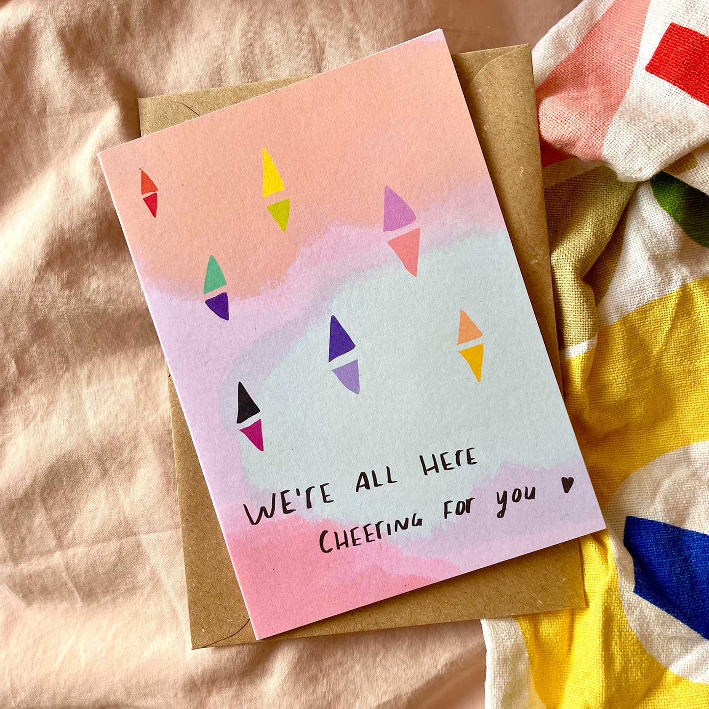 We are all here cheering for you card