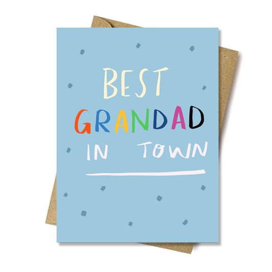 Best Granddad in town card