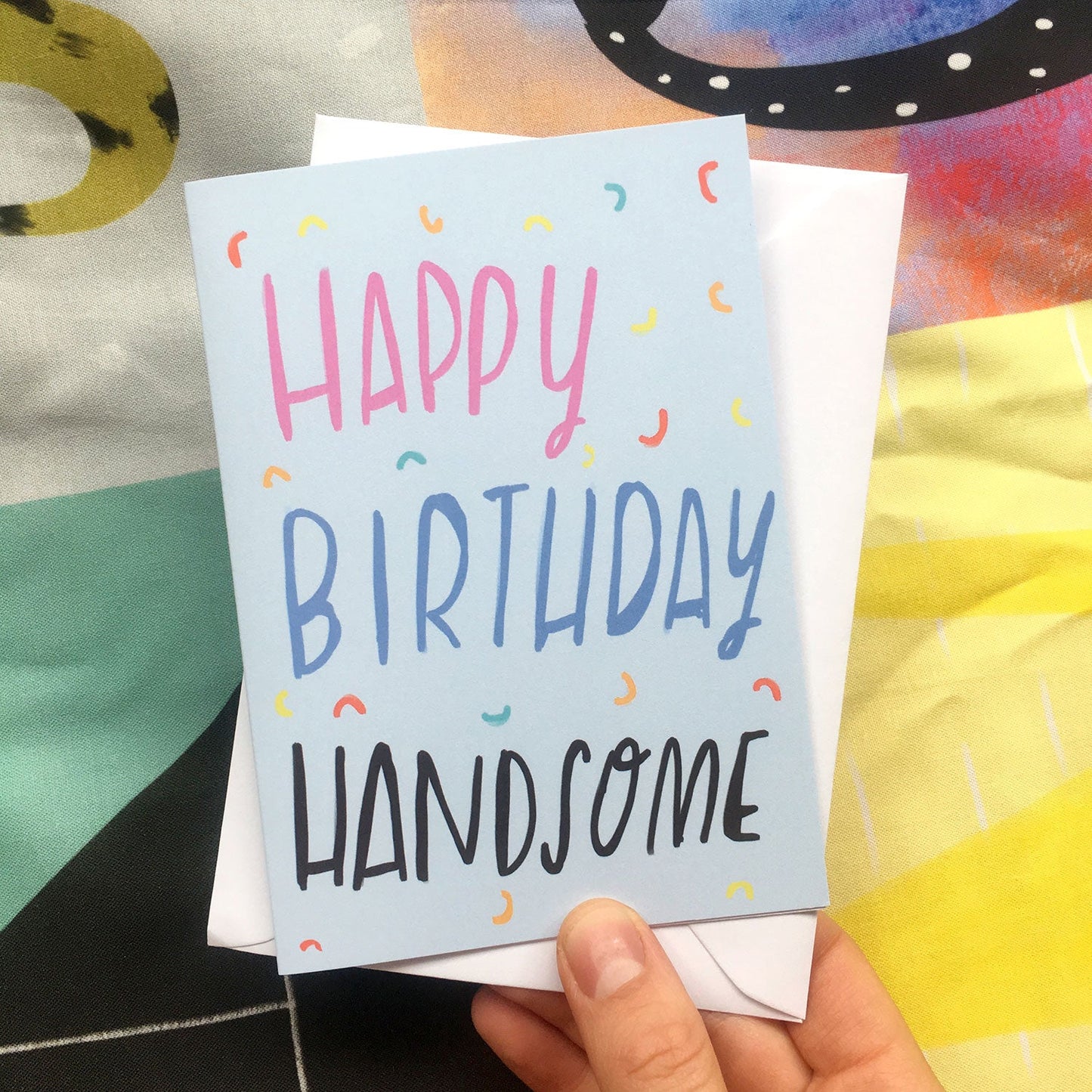 Happy Birthday Handsome card