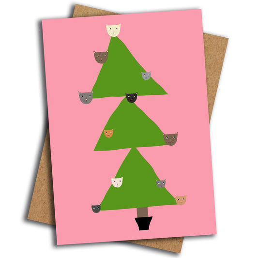 Kitty Tree Christmas card