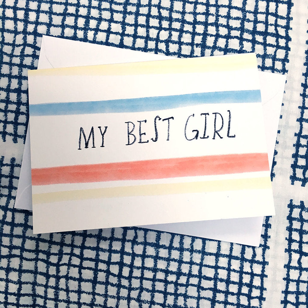 My Best Girl card