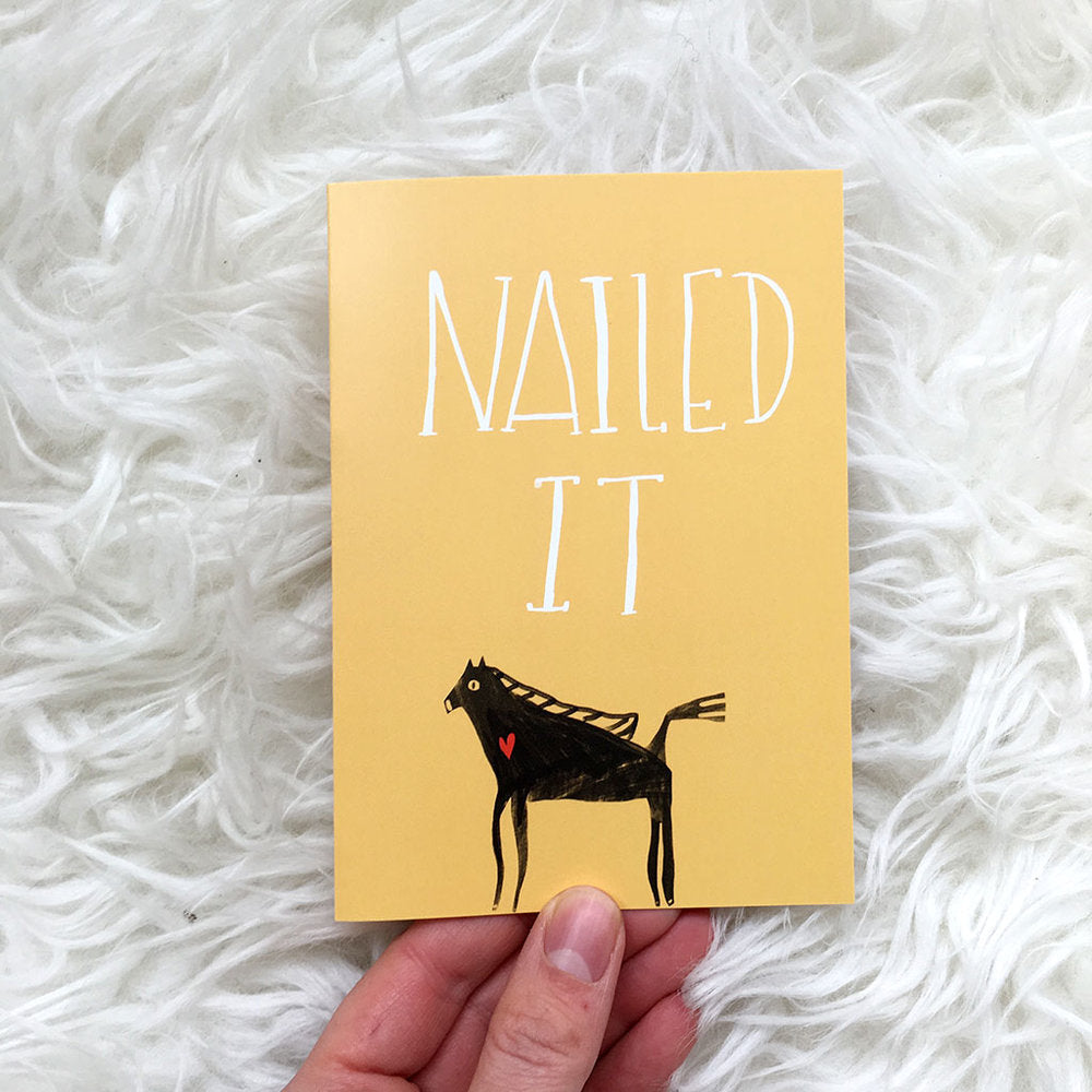 NAILED IT card