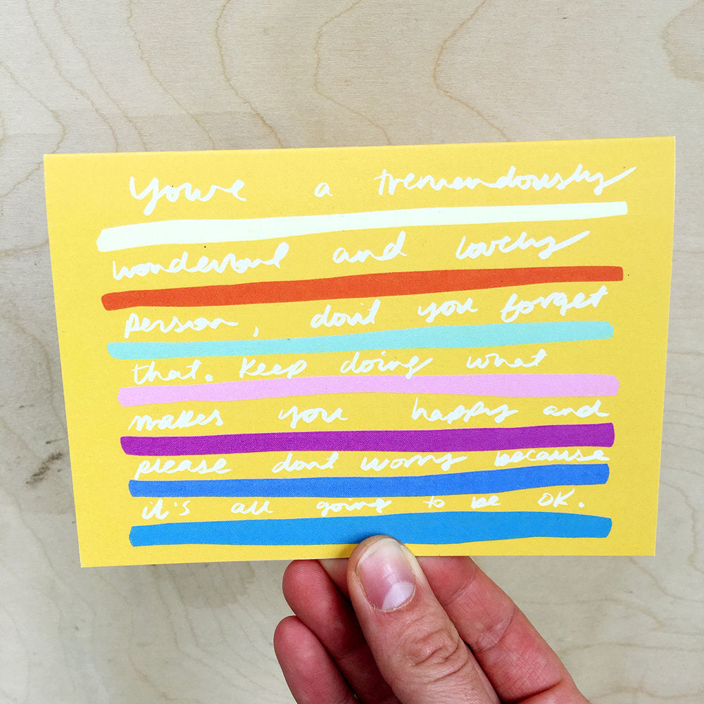 Tremendously Lovely card