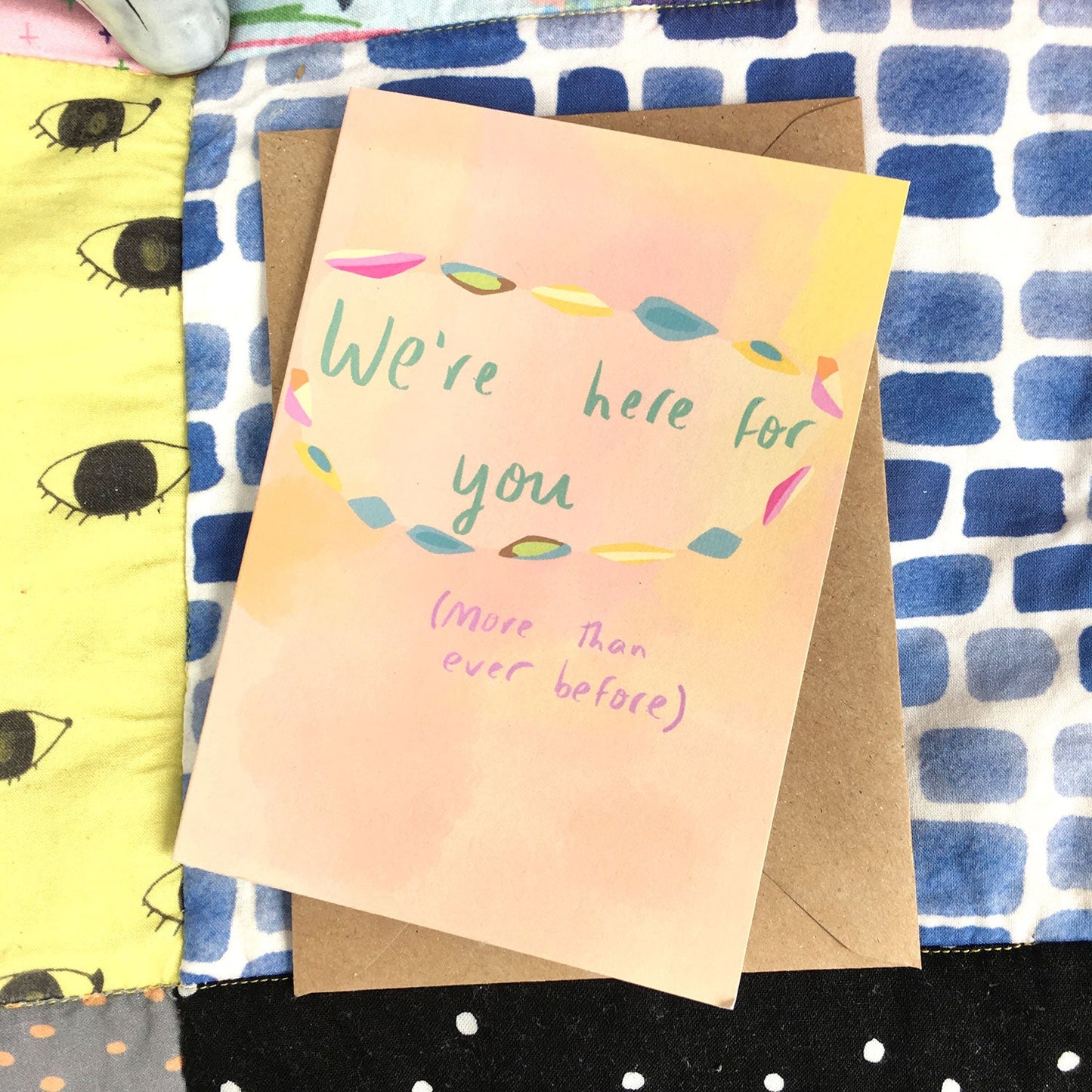 We're here for you card