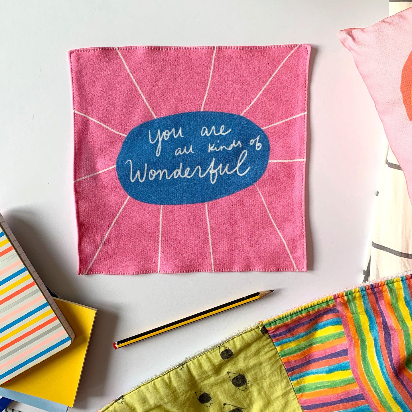 You're all kinds of wonderful organic cotton handkerchief