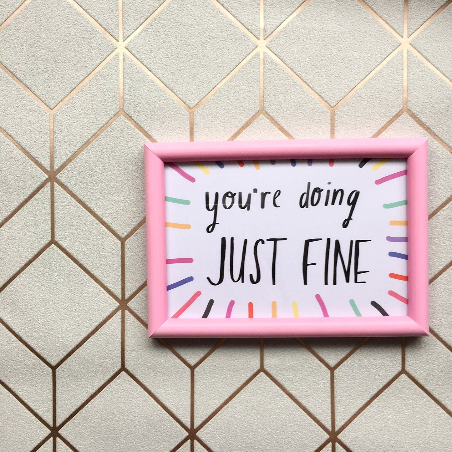 Doing JUST FINE Card