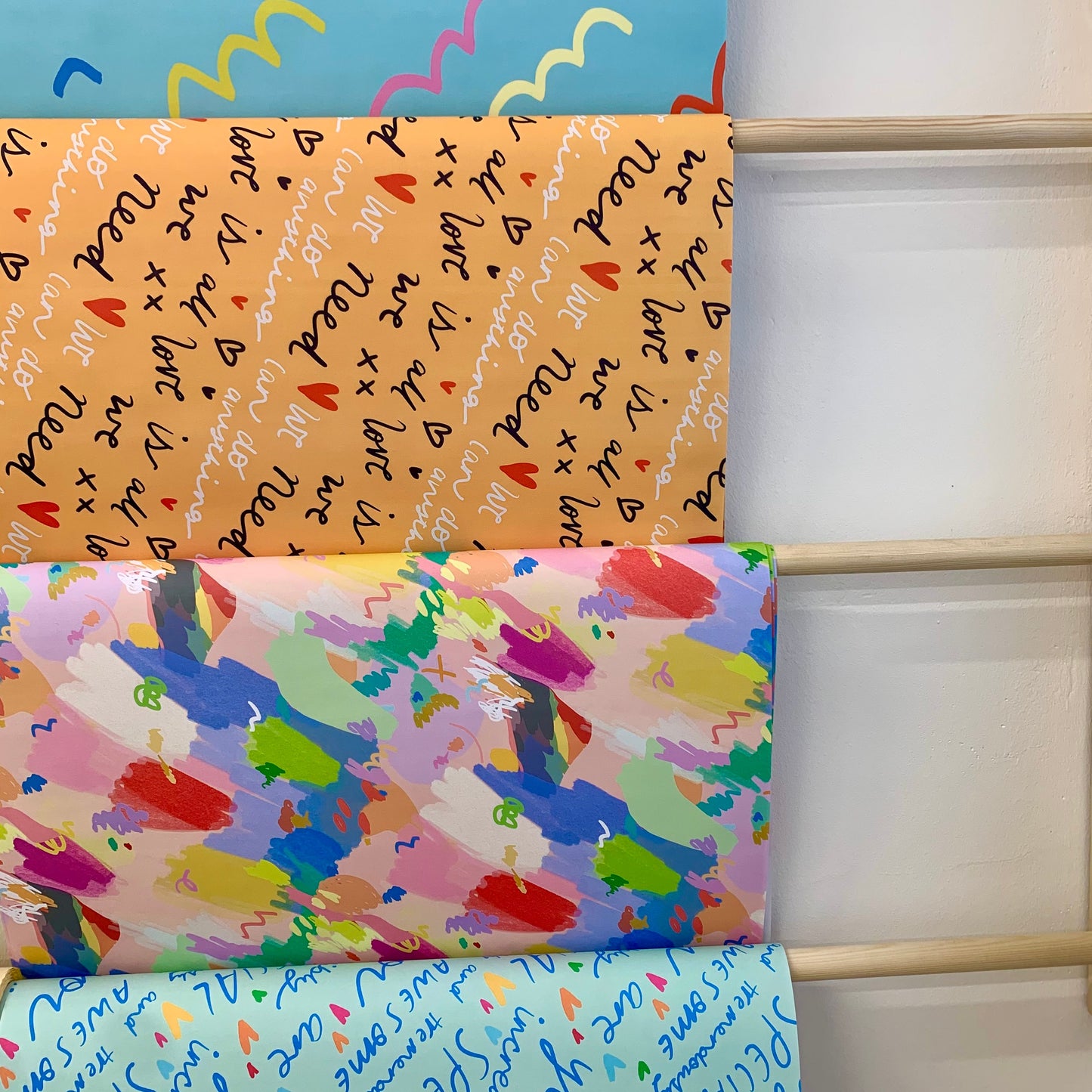 Giftwrap designed by Nicola Rowlands