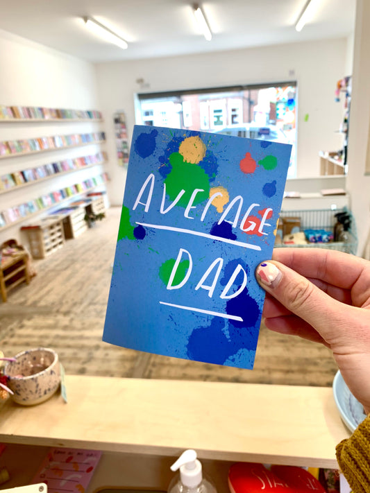 Average Dad greeting card