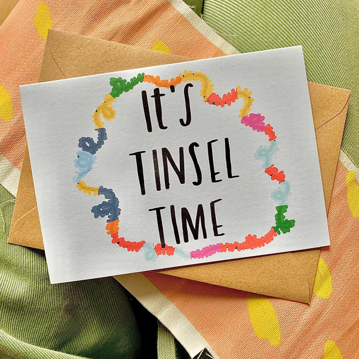IT'S TINSEL TIME card