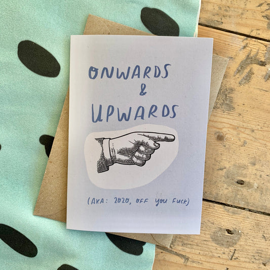 Onwards & Upwards card