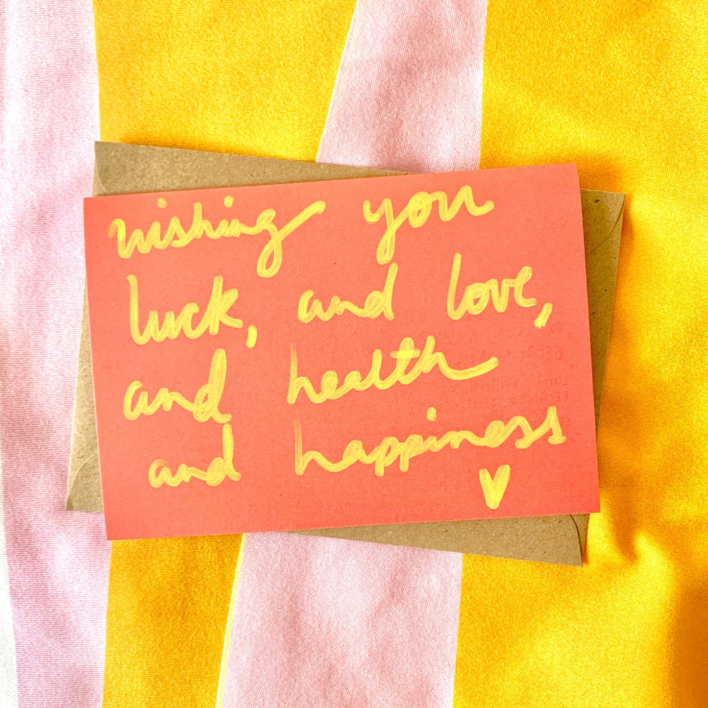Love, Luck & Health card