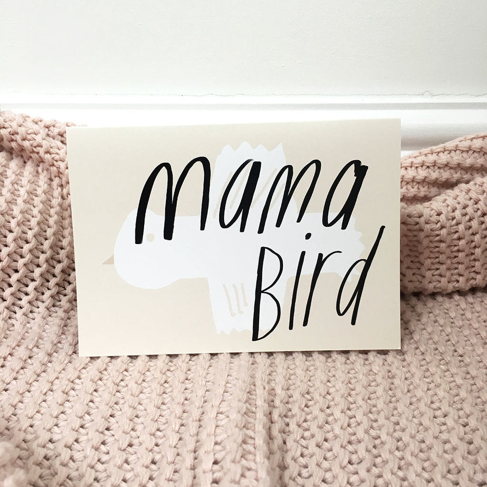 mama bird card