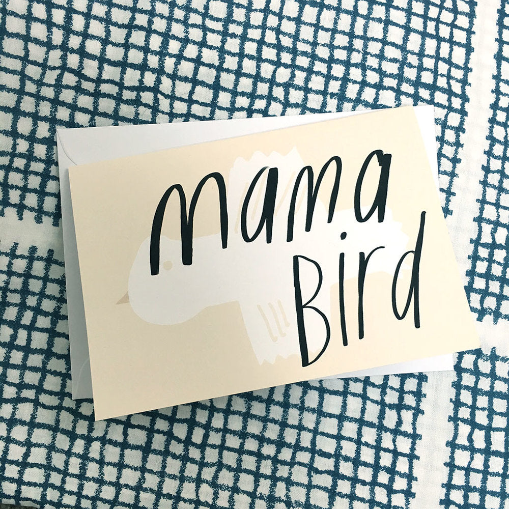 mama bird card